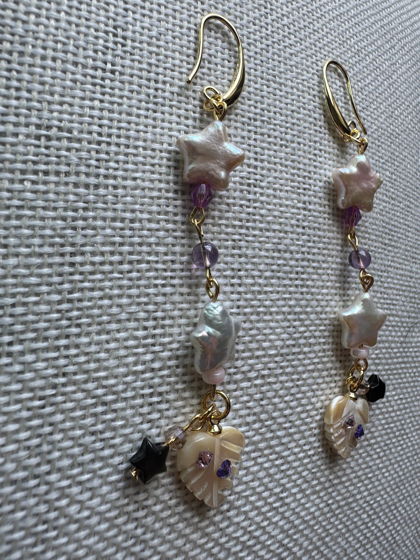 "Stargazing" 3 tier earrings