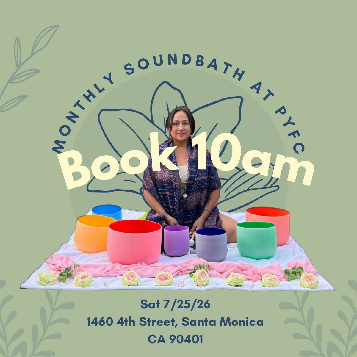 Soundbath at PYFC Saturday July 25th 10am (morning sesh)