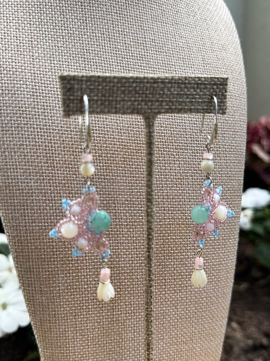 "Good Medicine" beaded earrings  (Minimal)