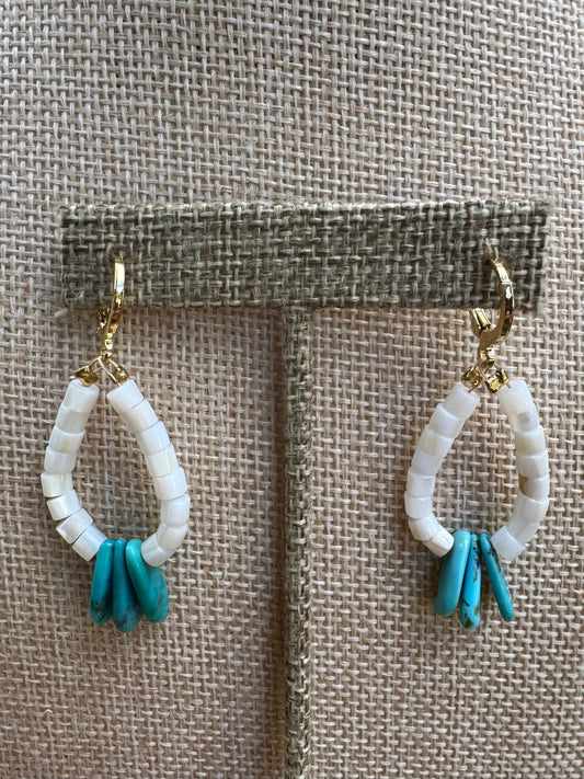 "Sky Above" dangle earrings