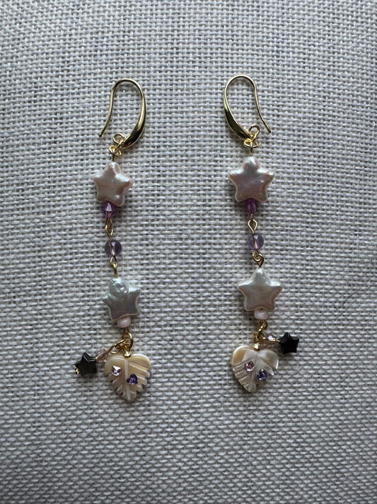 "Stargazing" 3 tier earrings