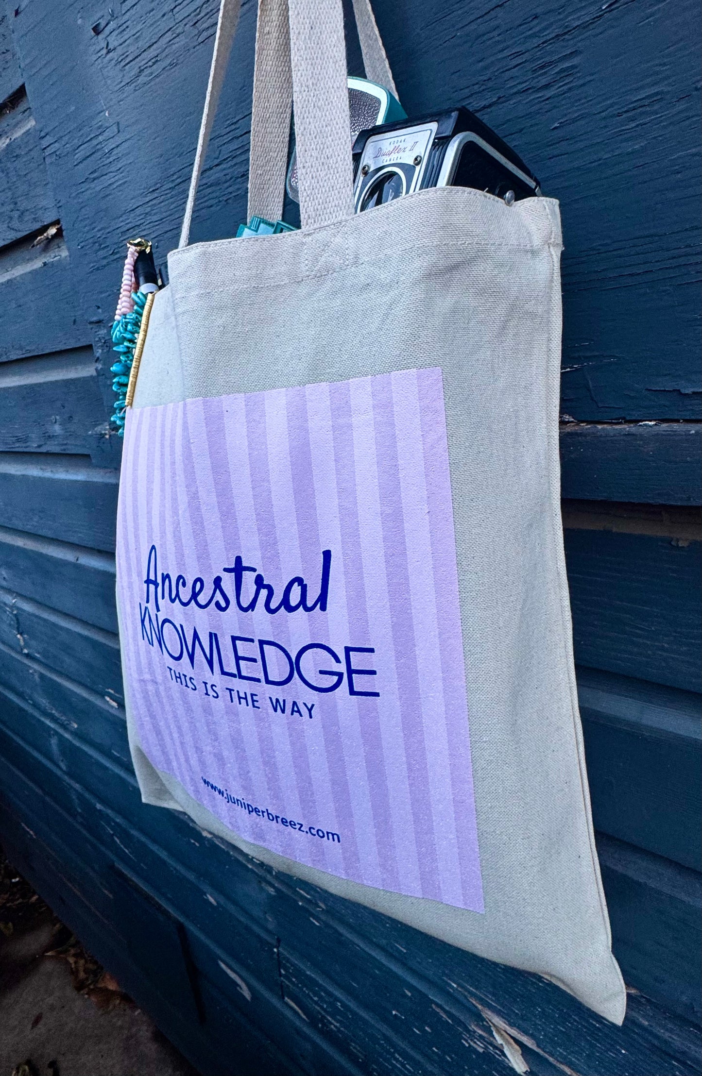 "Ancestral Knowledge" totebag
