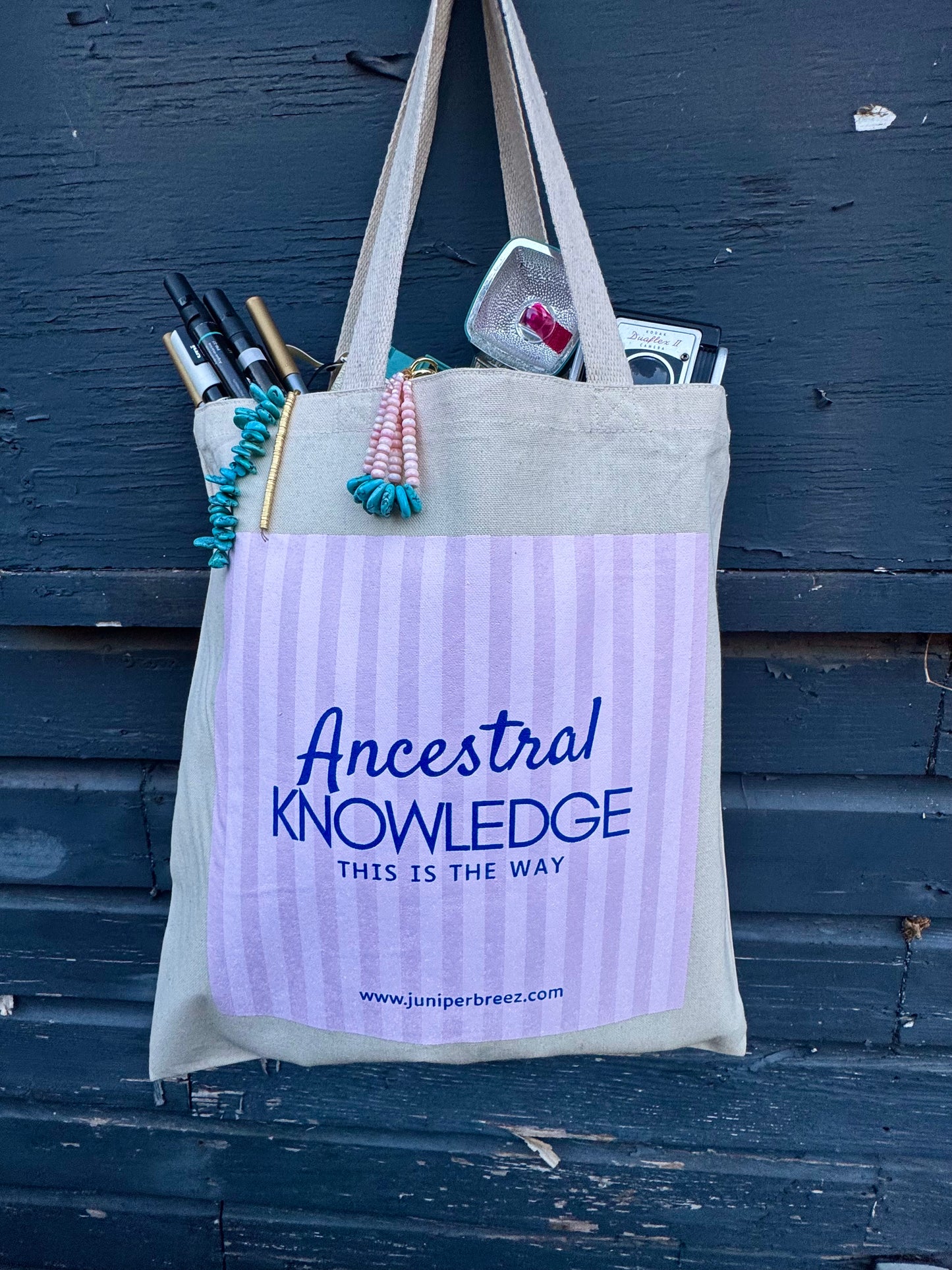 "Ancestral Knowledge" totebag