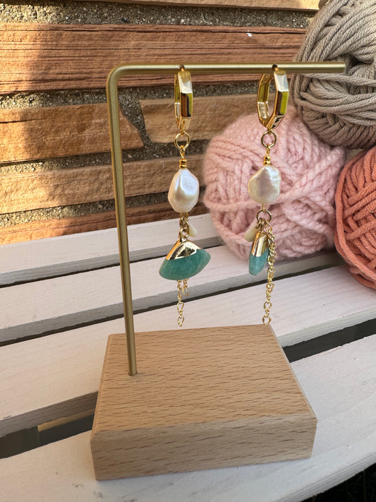 "Trikonasana" aka Triangle Pose Earrings