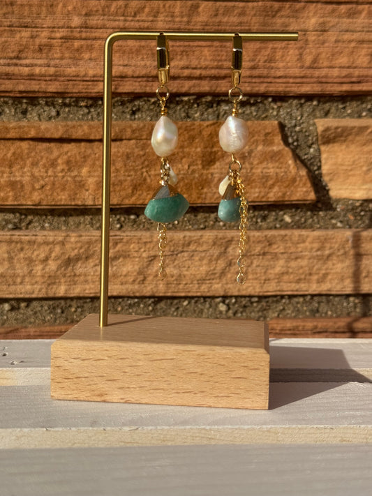 "Trikonasana" aka Triangle Pose Earrings