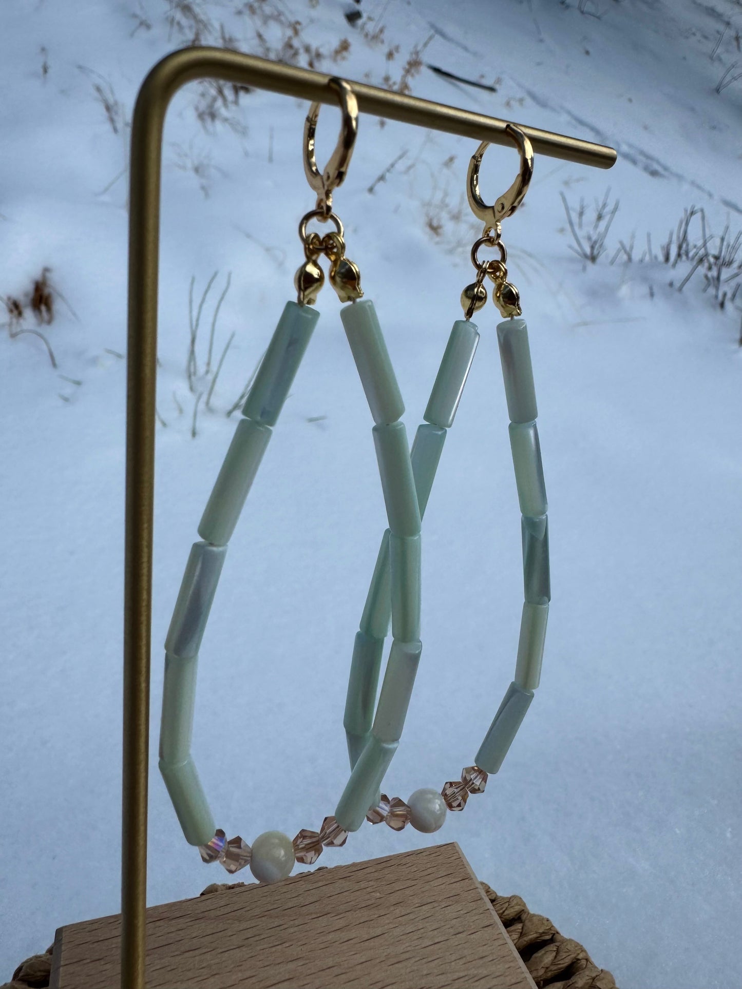 "Navajo New Year" dangle earrings